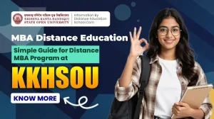 MBA Distance Education KKHSOU