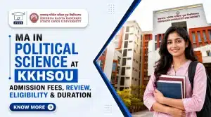 MA in Political Science at KKHSOU Admission